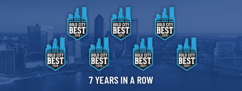 Bold City Best winner 7 Years in a Row