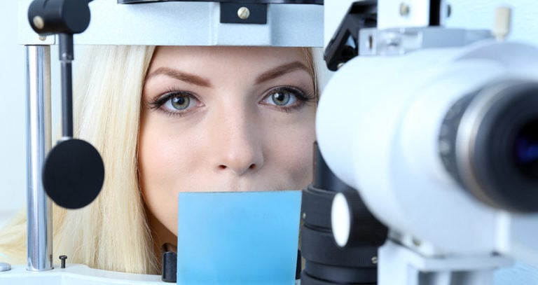 Woman Eye Exam | Florida Eye Specialists