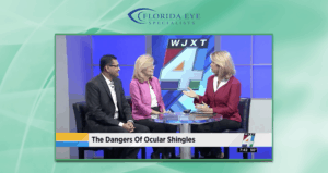 Dr. Ravi Patel on News4Jax Discussing Ocular Shingles | Florida Eye Specialists