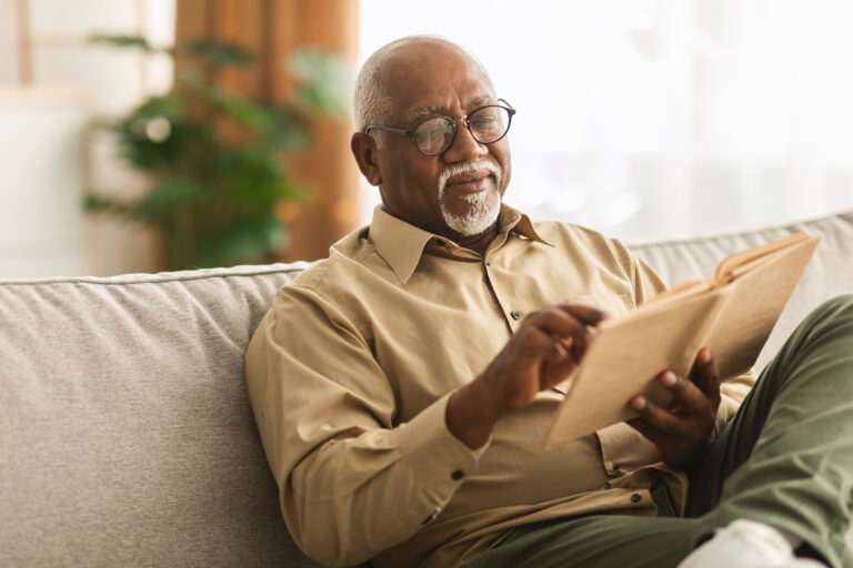 older man with glasses